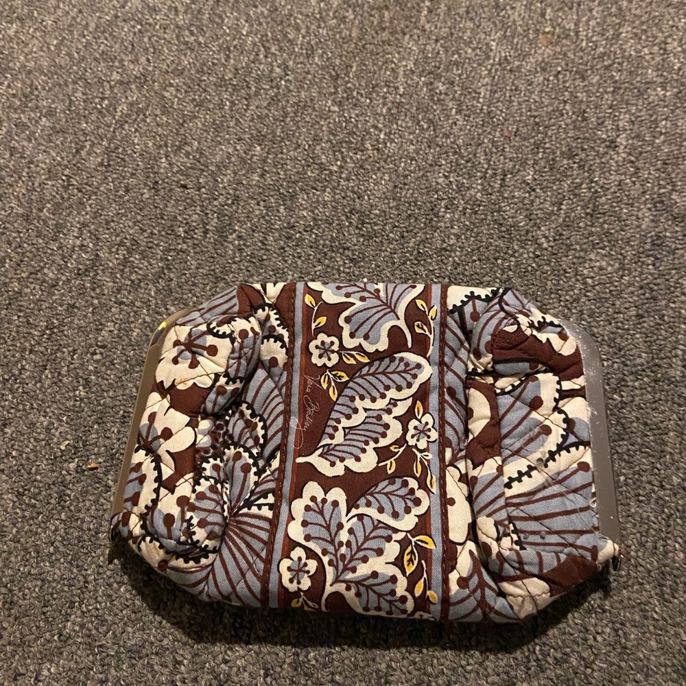 Vera Bradley Slate Blooms Clutch